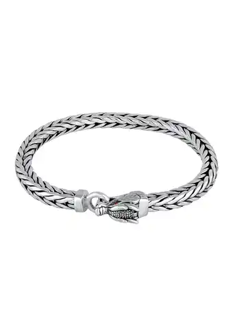 Douglas KUZZOI Herrn Armband Drache Ringverschluss 925er Silber aanbieding