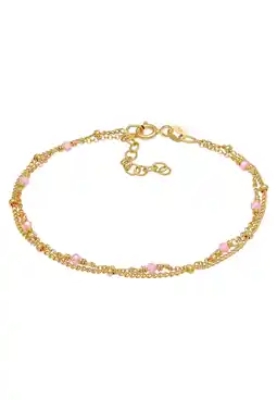 Douglas Elli Dames Balketting Filigraanroze met Kwartskralen in 925 Sterling Zilver aanbieding