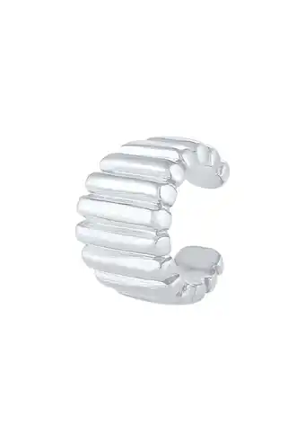 Douglas Elli Dames Oorknoop Enkel Reliëf Gegroefde in 925 Sterling Zilver aanbieding