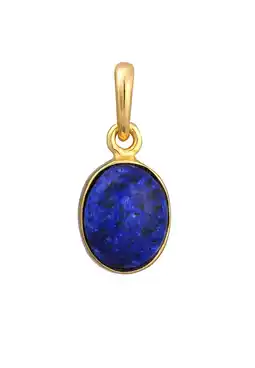 Douglas Elli Dames Hanger Ovaal Elegant met Lapis Lazuli in 925 Sterling Zilver aanbieding