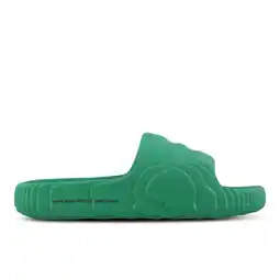 Foot Locker Adidas adilette Heren Slippers en Sandalen - Groen - Maat: 44 - Synthetisch - Foot Locker aanbieding