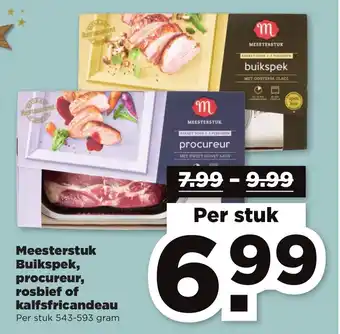 PLUS Meesterstuk, Bulkspek, procureur rosbief of kalfsfricandeau aanbieding