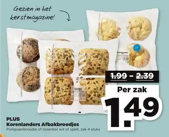 PLUS Korenlanders Afbakbroodjes aanbieding