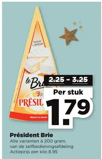 PLUS President Brie aanbieding