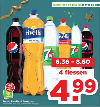 PLUS Pepsi, Rivella of Seven up aanbieding