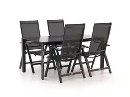 Kees Smit Bellagio Avenza/Sestino 160cm dining tuinset 5-delig verstelbaar aanbieding