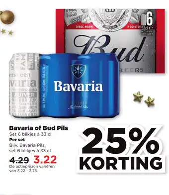 PLUS Bavaria of Bud Pils aanbieding