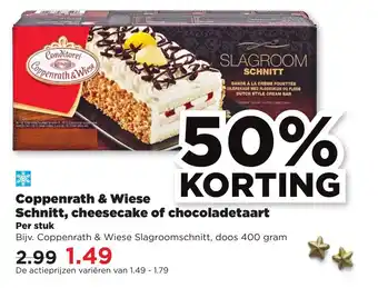 PLUS Coppenrath & Wiese Schnitt, cheesecake of chocoladetaart aanbieding