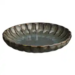 Leen Bakker Schaaltje Flora - beige - stoneware - Ø10,5 cm - Leen Bakker aanbieding