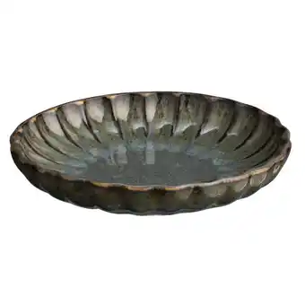 Leen Bakker Schaaltje Flora - beige - stoneware - Ø10,5 cm - Leen Bakker aanbieding