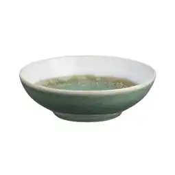 Leen Bakker Schaaltje Fia - turquoise stoneware - Ø14 cm - Leen Bakker aanbieding
