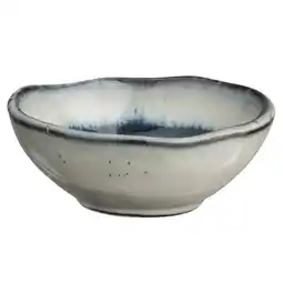 Leen Bakker Schaaltje Dorean - blauw stoneware - Ø8,5 cm - Leen Bakker aanbieding