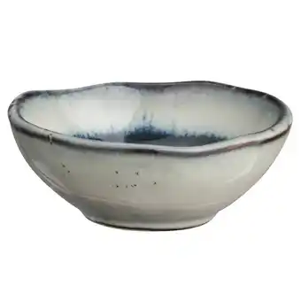 Leen Bakker Schaaltje Dorean - blauw stoneware - Ø8,5 cm - Leen Bakker aanbieding