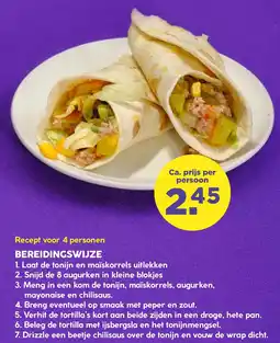 De Boerenschuur Bereidingswijze aanbieding