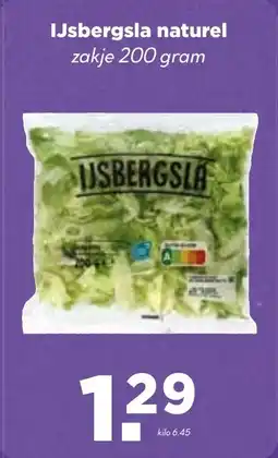 De Boerenschuur IJsbergsla naturel aanbieding