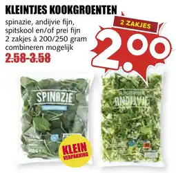 De Boerenschuur Kleintjes kookgroenten aanbieding