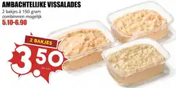 De Boerenschuur Ambachtelijke vissalades aanbieding