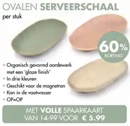 De Boerenschuur Ovalen serveerschaal aanbieding