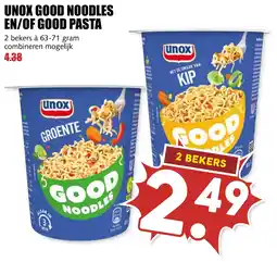 De Boerenschuur Unox good noodles en / of good pasta aanbieding