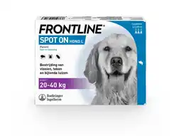 Welkoop Frontline Spot On L - Anti vlooien en teken Hond - 3 pipetten - 20-40 kg aanbieding