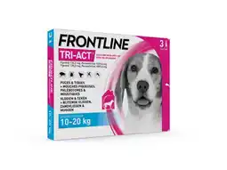 Welkoop Frontline Tri-Act M - Teken en vlooienpipet - 3 pipetten - 10-20 kg aanbieding