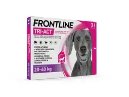 Welkoop Frontline Tri-Act L - Teken en vlooienpipet - 3 pipetten - 20-40 kg aanbieding