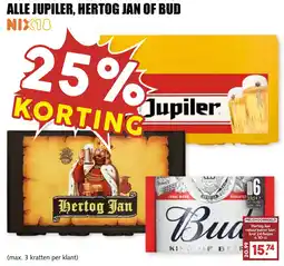 De Boerenschuur Alle jupiler, hertog jan of bud aanbieding