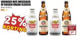 De Boerenschuur Erdinger hefe weissbier of gulden draak classic aanbieding