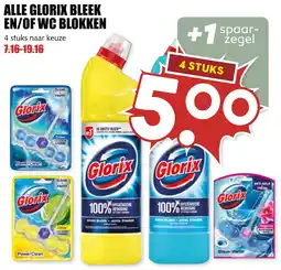 De Boerenschuur Alle glorix bleek en / of wc blokken aanbieding