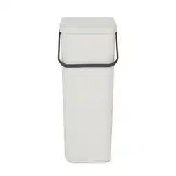 Amazon Brabantia Sort & Go Prullenbak, Afvalemmer, Light Grey , 3 Liter aanbieding