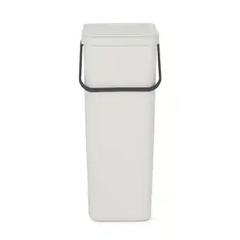 Amazon Brabantia Sort & Go Prullenbak, Afvalemmer, Light Grey , 3 Liter aanbieding