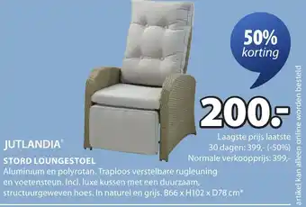 Jysk Stord loungestoel aanbieding