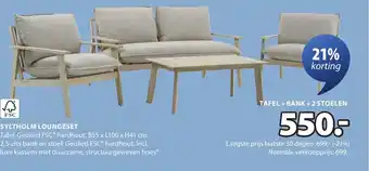 Jysk Syltholm loungeset aanbieding