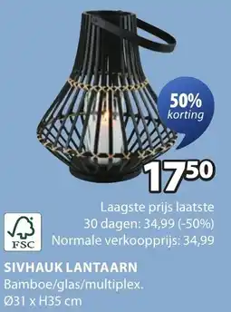 Jysk Sivhauk lantaarn aanbieding