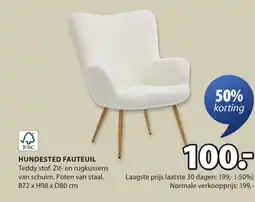 Jysk Hundested fauteuil aanbieding