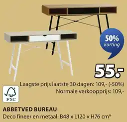 Jysk Abbetved bureau aanbieding