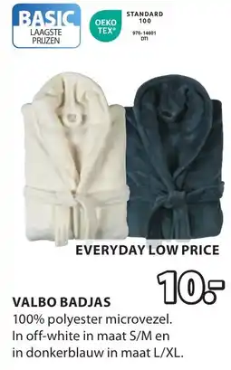 Jysk Valbo badjas aanbieding