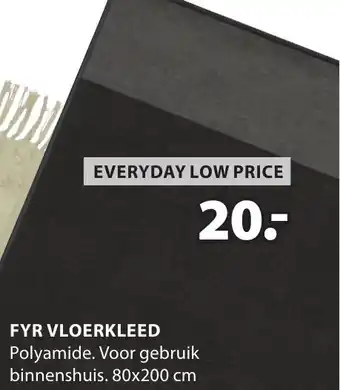 Jysk Fyr vloerkleed aanbieding