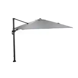 Bol.com Garden Impressions Zweefparasol Hawaii Deluxe 300x300 - donker grijs - licht grijs aanbieding