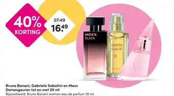 DA Bruno Banani, Gabriela Sabatini en Mexx Damesgeuren tot en met aanbieding