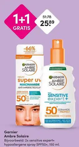 DA Garnier Ambre Solaire aanbieding