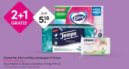DA Demak'Up, Edet vochtig toiletpapier of Tempo aanbieding