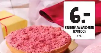 Jumbo KRUIMELVLAAI AARDBEIEN FRAMBOOS aanbieding