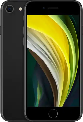 Coolblue Refurbished iPhone SE 2020 64GB Zwart (Zichtbaar gebruikt) aanbieding