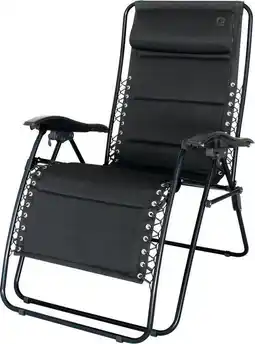 ANWB Eurotrail Relaxstoel Tarente 3D Mesh Zwart aanbieding