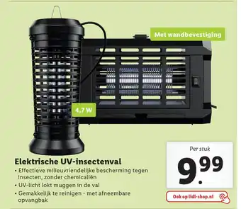 Lidl Elektrische uv-insectenval aanbieding