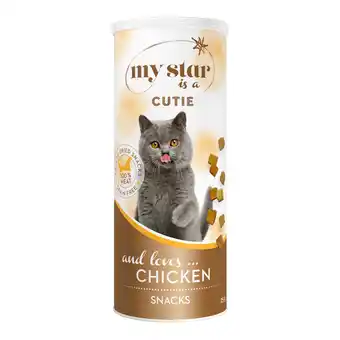 Zooplus 3 x 25 g - My Star Freeze-Dried Snacks Kip aanbieding