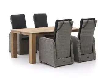 Kees Smit Intenso Umbria/ROUGH-X 180cm dining tuinset 5-delig verstelbaar aanbieding