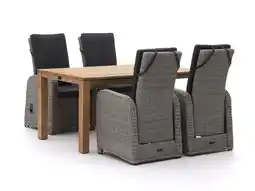 Kees Smit Intenso Umbria/ROUGH-S 160cm dining tuinset 5-delig verstelbaar aanbieding