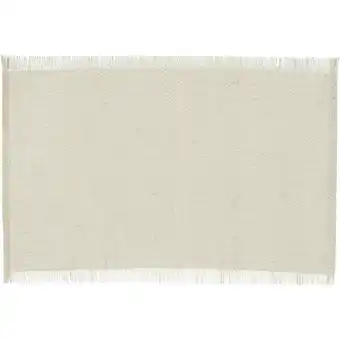 Leen Bakker Placemat Emory - beige - 45x30 cm (1 stuk) - Leen Bakker aanbieding